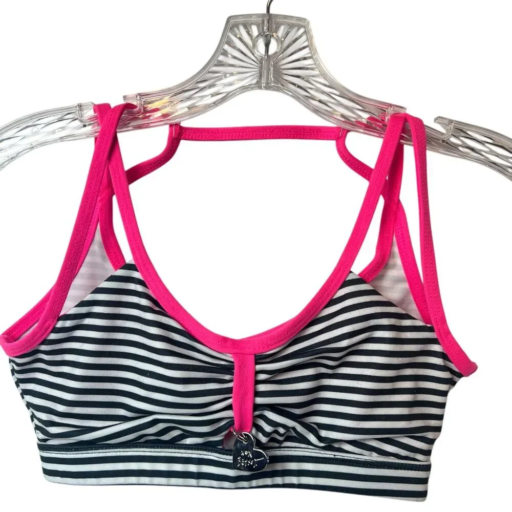 Betsey Johnson Capezio Charmed Sports Bra Size Child L or Adult XS